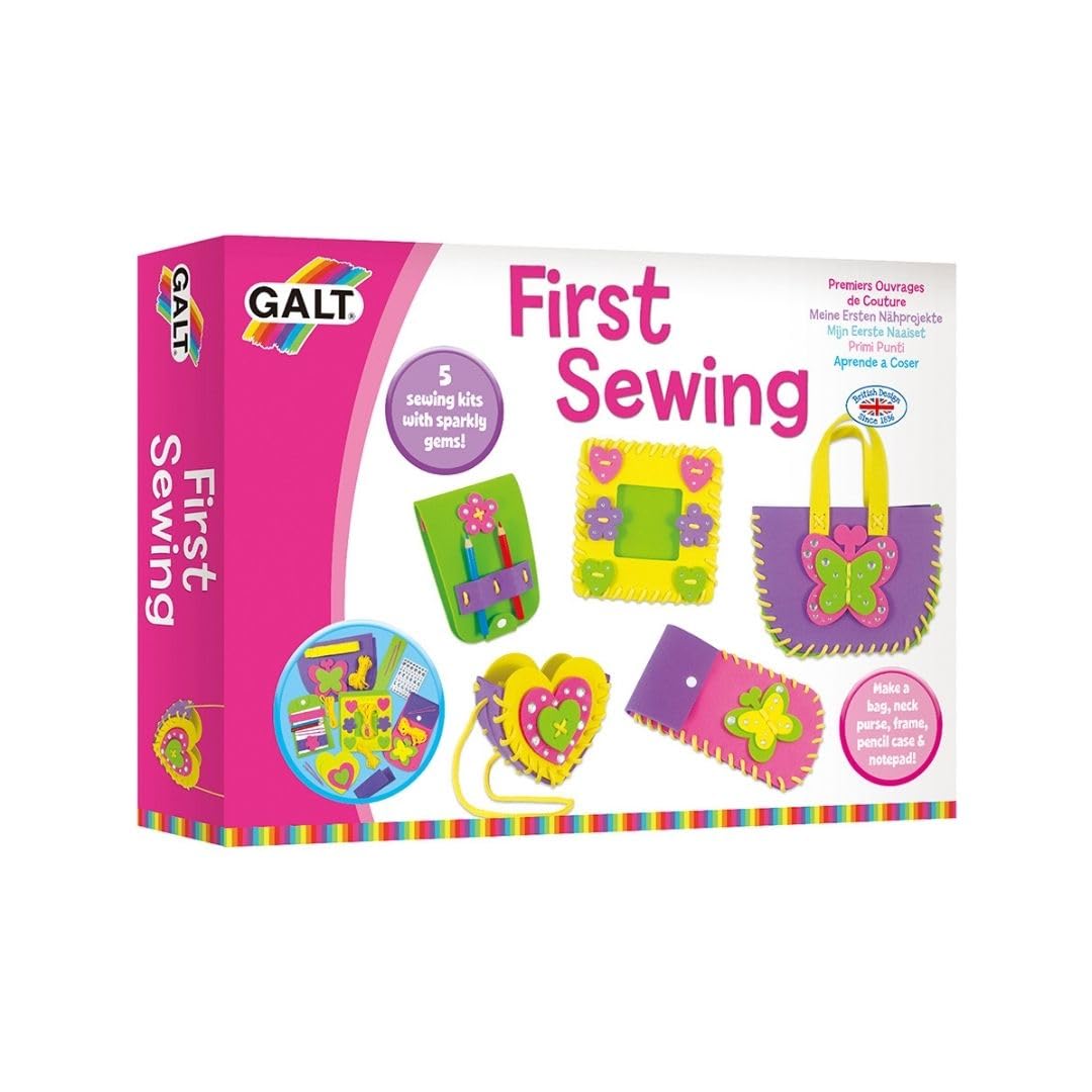 Galt butterfly bag sewing kit with pre-cut foam pieces for kids