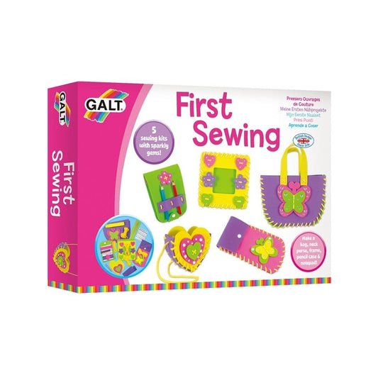 Galt butterfly bag sewing kit with pre-cut foam pieces for kids