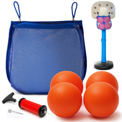 Galvanox pump included for proper inflation and consistent bounce.