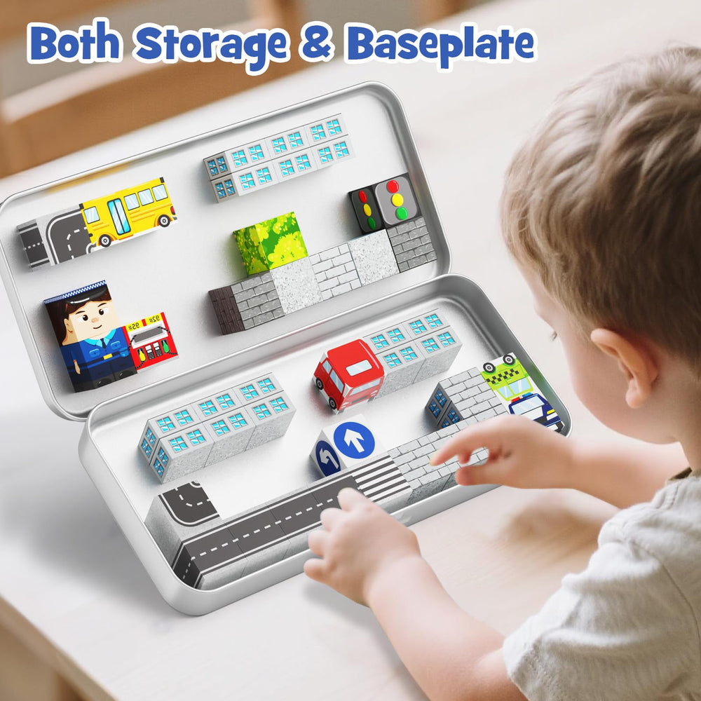 Gamcrown Travel Case Playboard keeps kids entertained on trips.