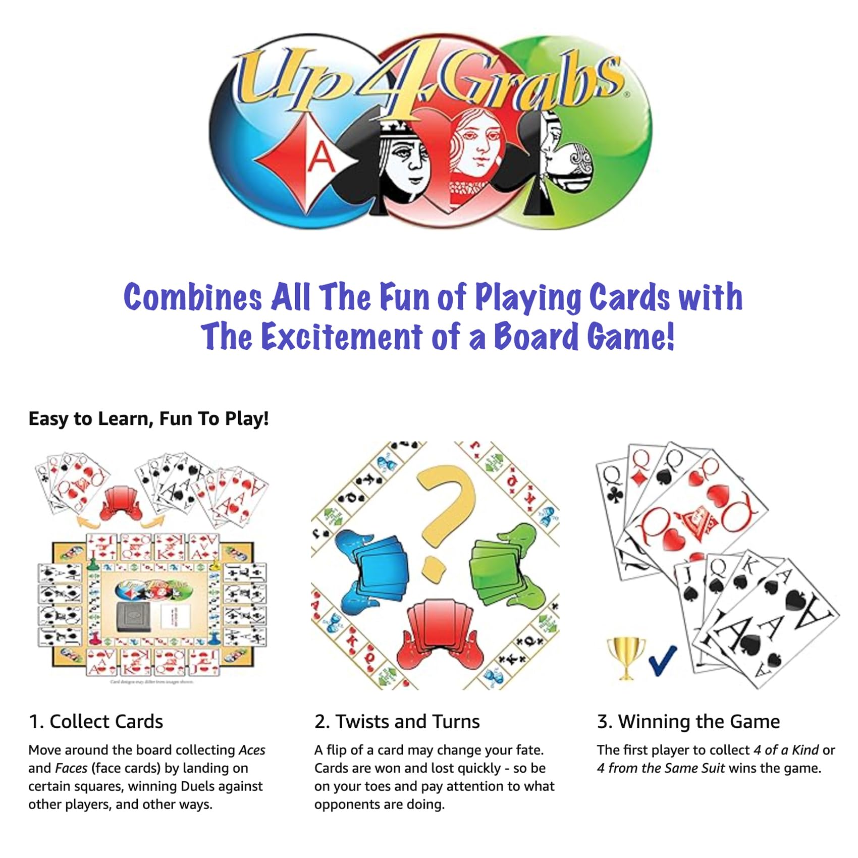 Game Development Group Up 4 Grabs perfect for 2-6 players.
