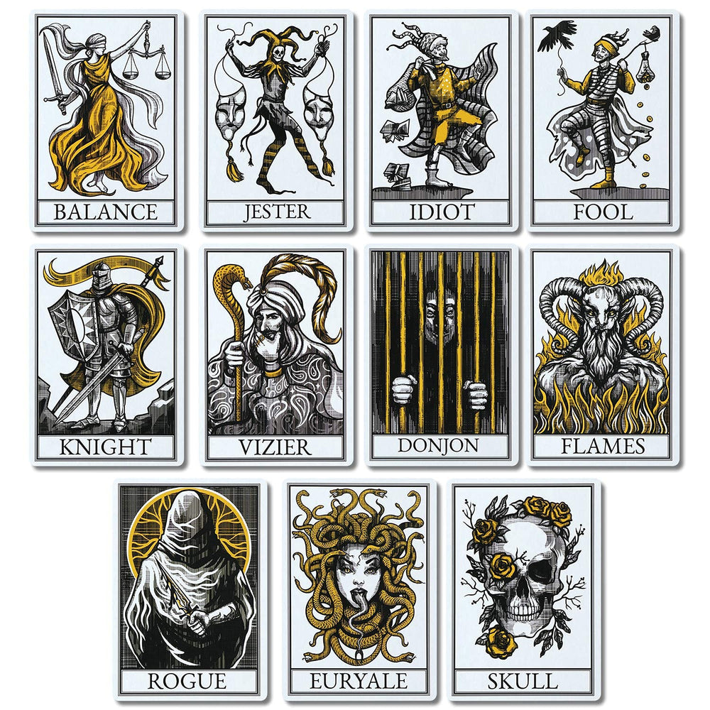 Game Master's Merchant deck displayed for D&D 5e and Pathfinder enthusiasts during sessions.