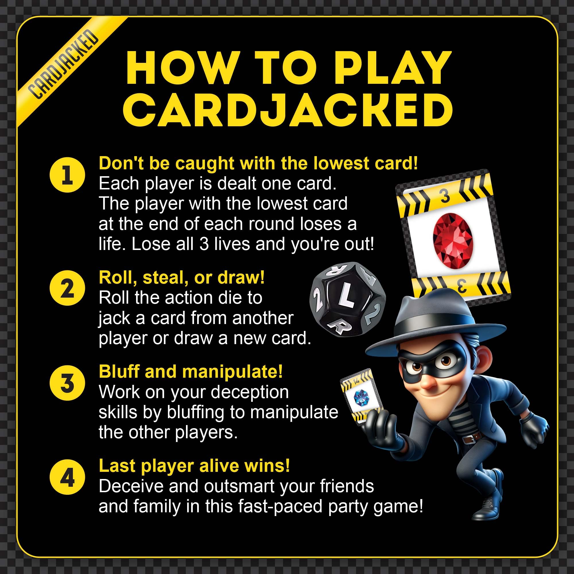 CardJacked family-night setup for memorable home game nights