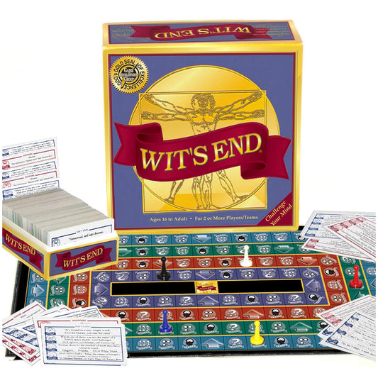 Wit's End Teaser card ready for clever riddles and quick thinking.