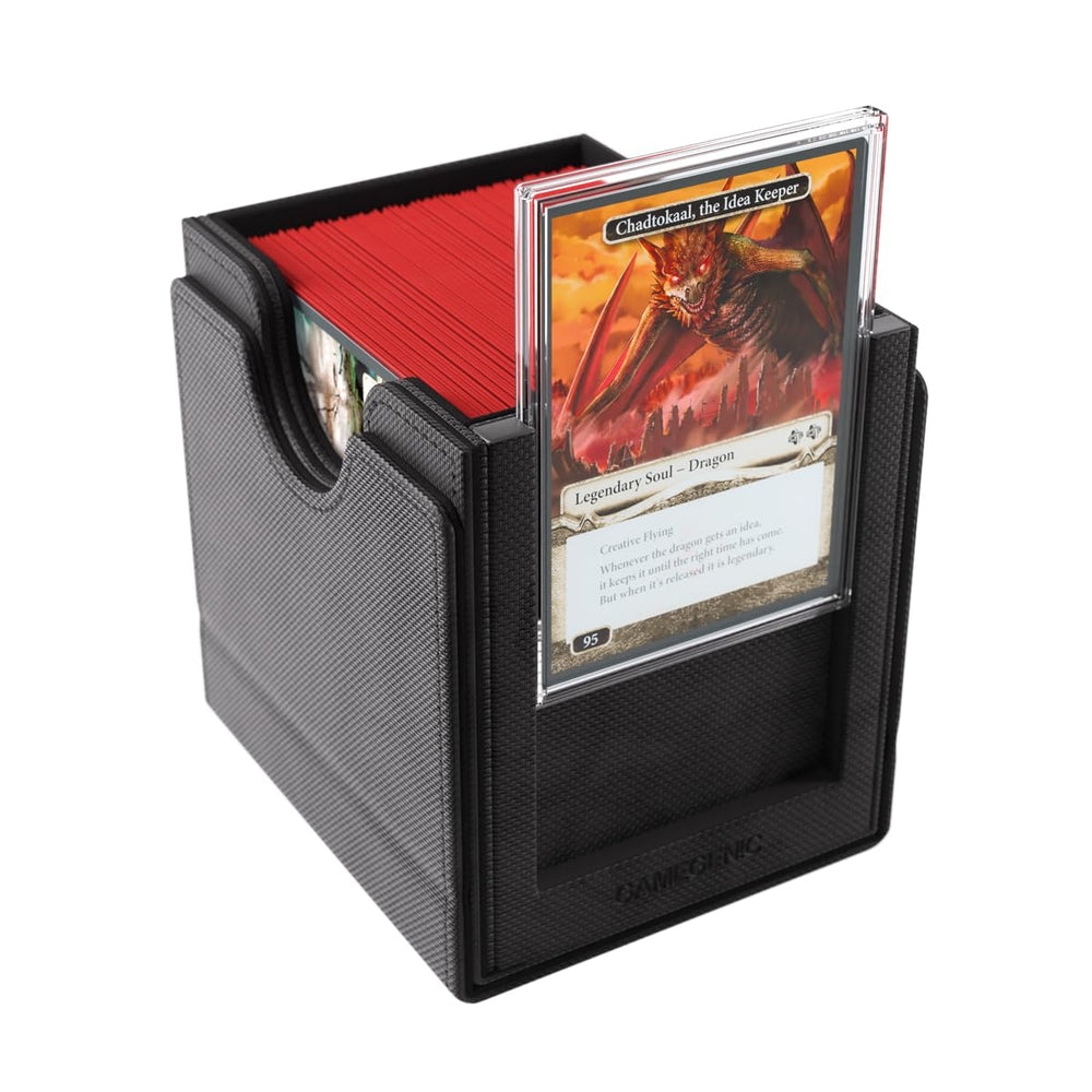 Gamegenic Sidekick Pro 100+ XL UV-protected display window for commander card.
