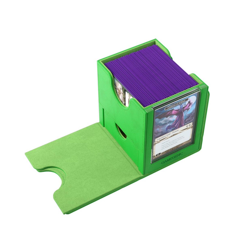 Gamegenic Sidekick Pro 100+ XL ArmorFyber shell with microfiber lining protects cards on the go.