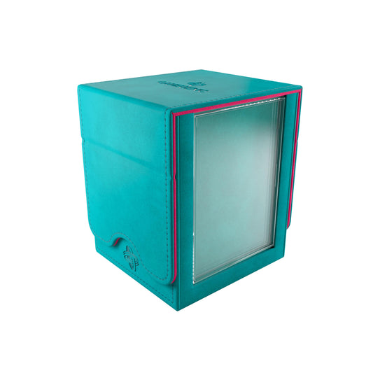 Gamegenic Squire Plus pink microfiber interior cushions and protects stored cards.