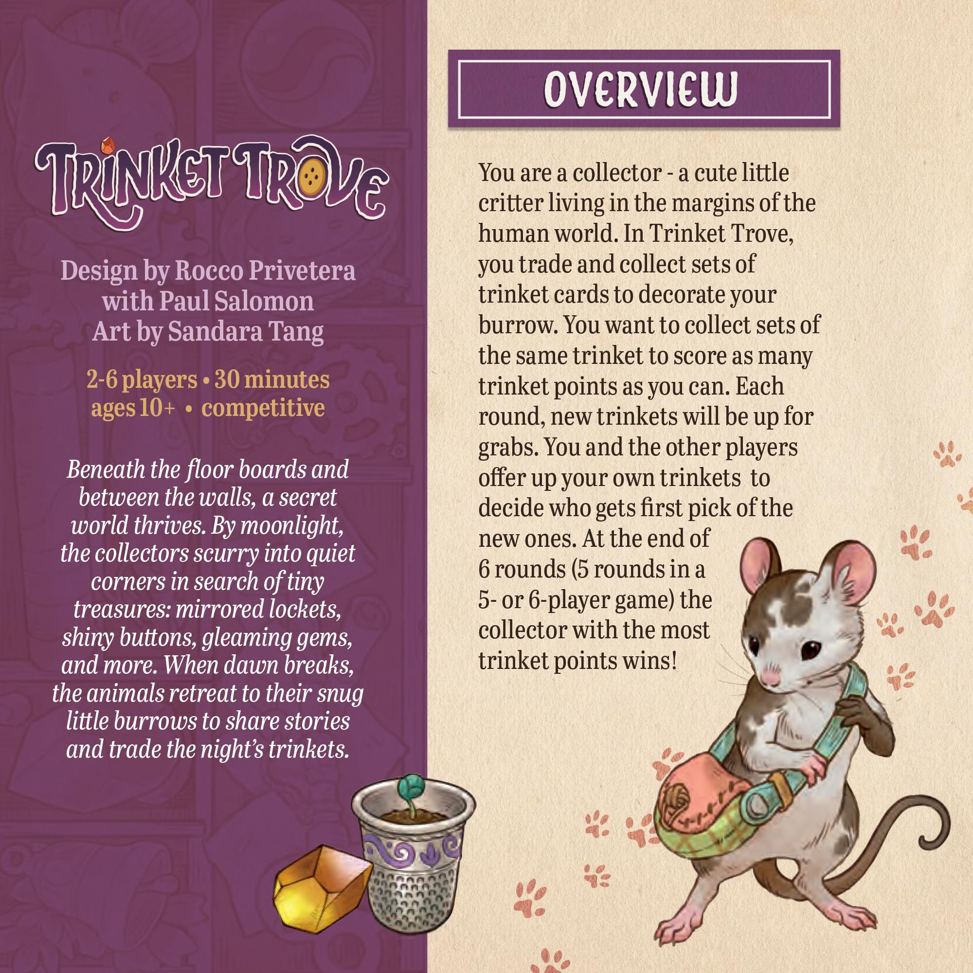 GameHead Trinket Trove collection of shiny trinkets inspires playful crafting and trading.