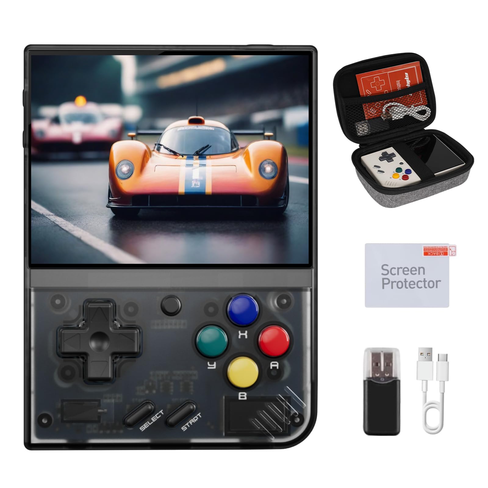 GameLo Miyoo Mini Plus with 3.5-inch screen delivers crisp retro visuals on the go.