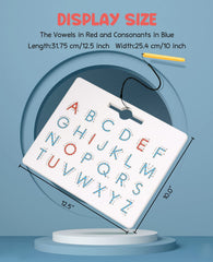GAMENOTE lowercase side board helping practice handwriting and phonics.