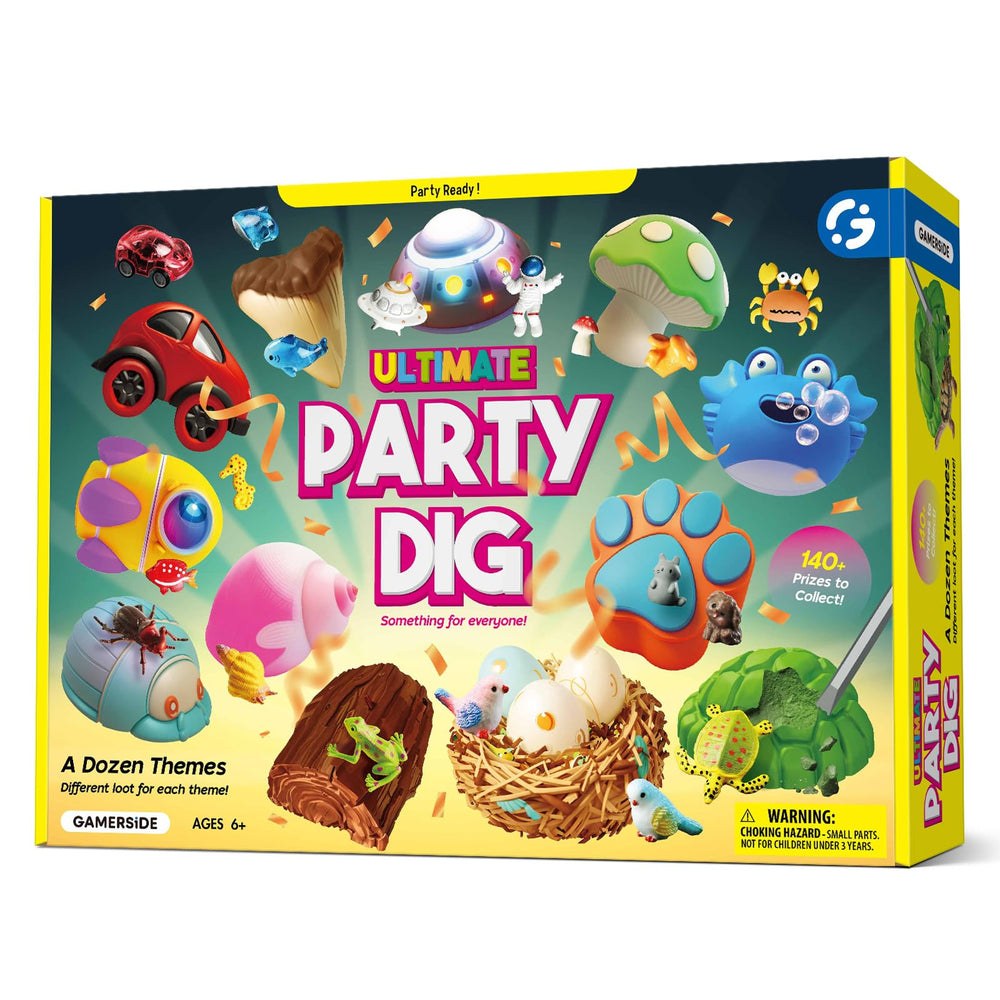 Gamerside 12-in-1 dig kit theme reveal for hands-on STEM exploration.