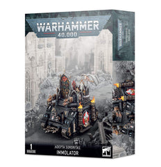 Games Workshop Adepta Sororitas Immolator battle tank with cleansing flame for dramatic tabletop battles.