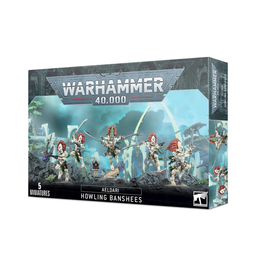 Games Workshop Aeldari Howling Banshees assembly pose for dynamic tabletop combat