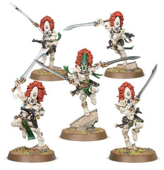 Games Workshop Aeldari Howling Banshees Exarch pose ready for display and painting
