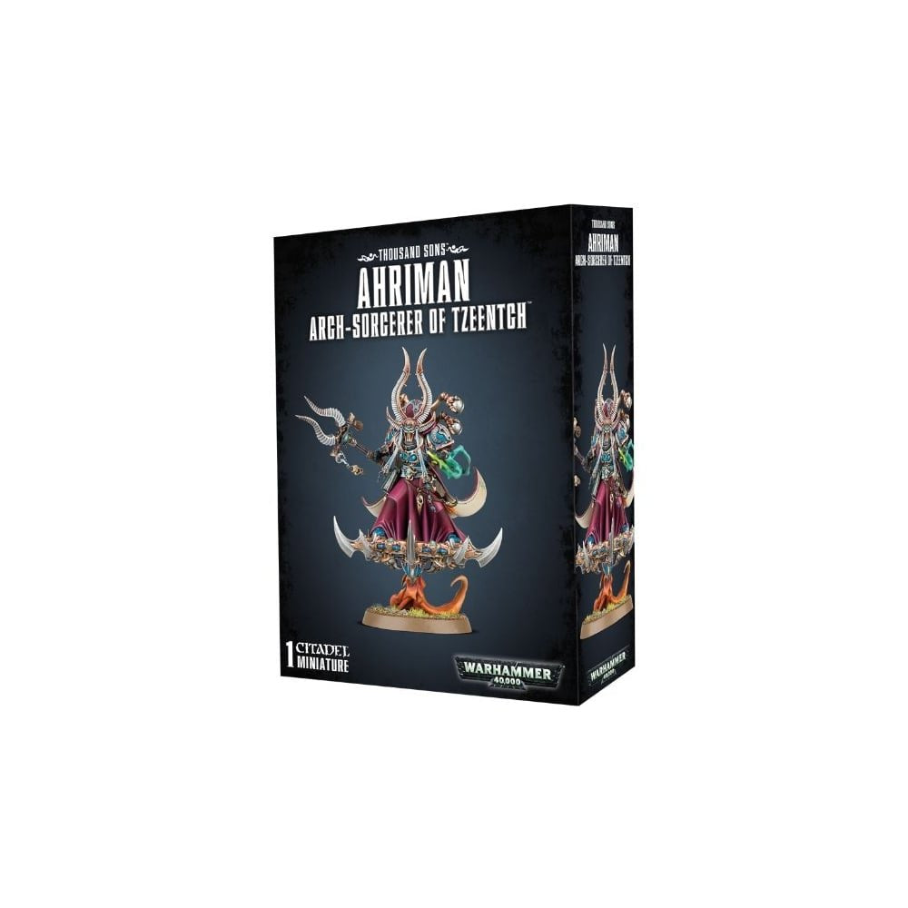 Games Workshop Ahriman Arch-Sorcerer on Disc of Tzeentch for tabletop battles and display