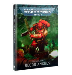 Games Workshop Blood Angels Codex Supplement cover, ideal for planning battles and expanding your collection.