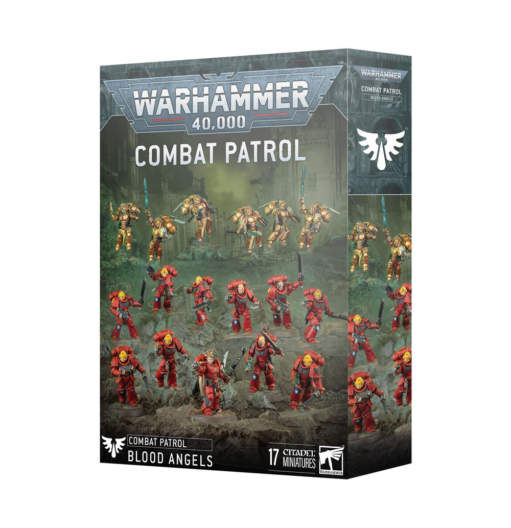 Games Workshop Blood Angels Combat Patrol box, ready for assembly and painting.