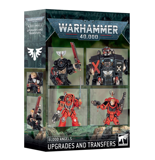 Games Workshop Blood Angels upgrades add infantry, Death Company, and vehicles with enhanced customization.