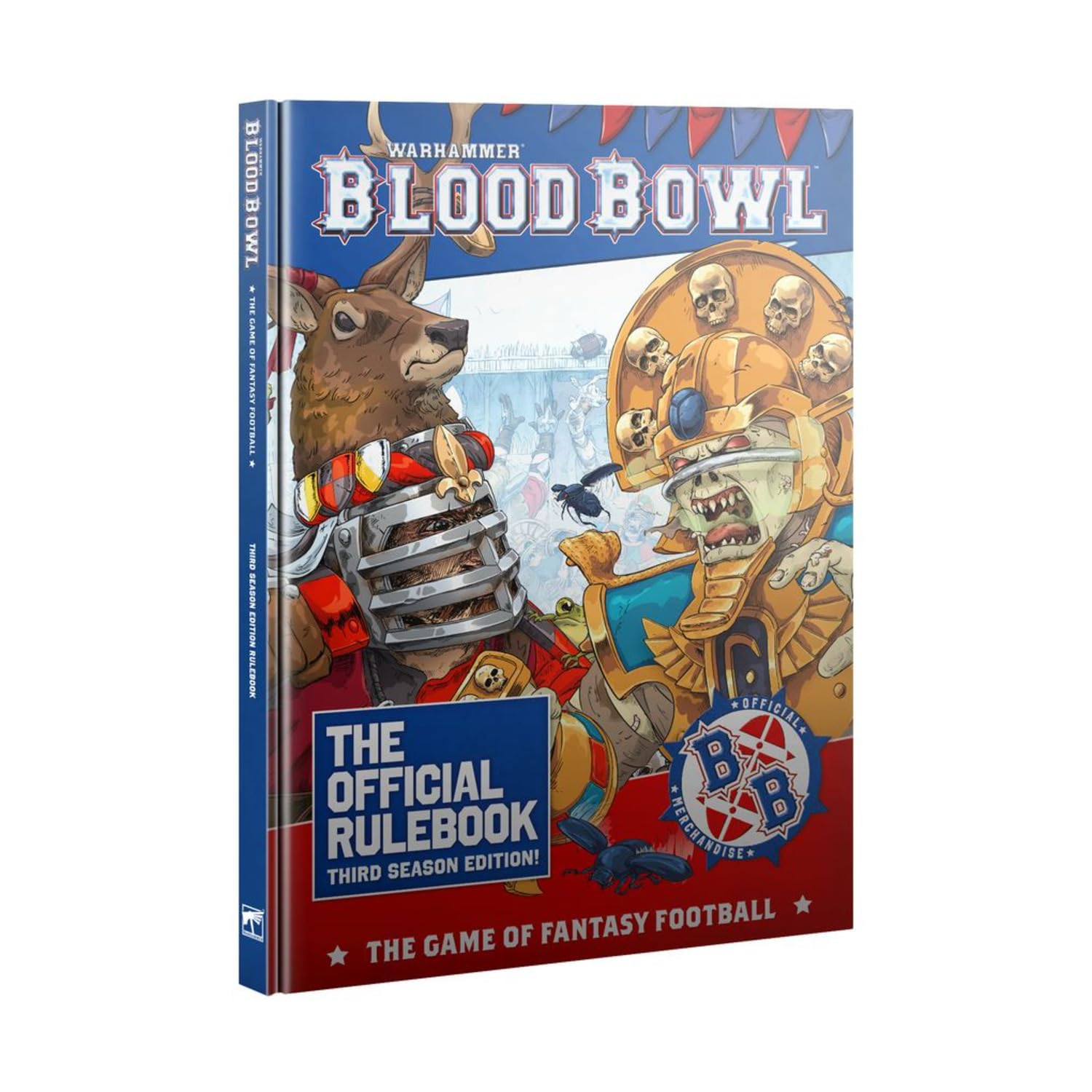 Games Workshop Blood Bowl Third Season Edition miniatures featuring Bretonnian and Tomb Kings teams for fantasy league battles