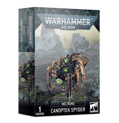 Games Workshop Canoptek Spyder base and stems with flying base for dynamic displays.