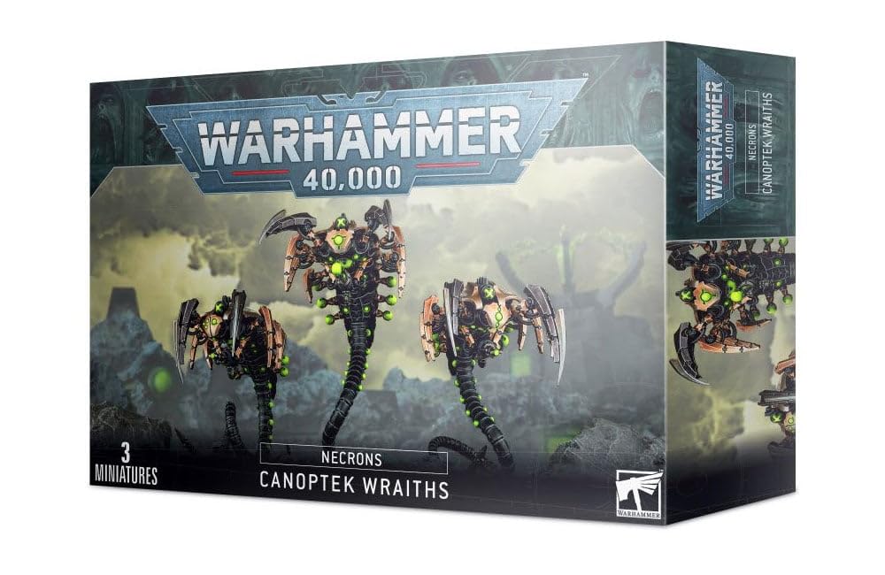 Games Workshop Canoptek Wraiths—detail view; great for painting and display.