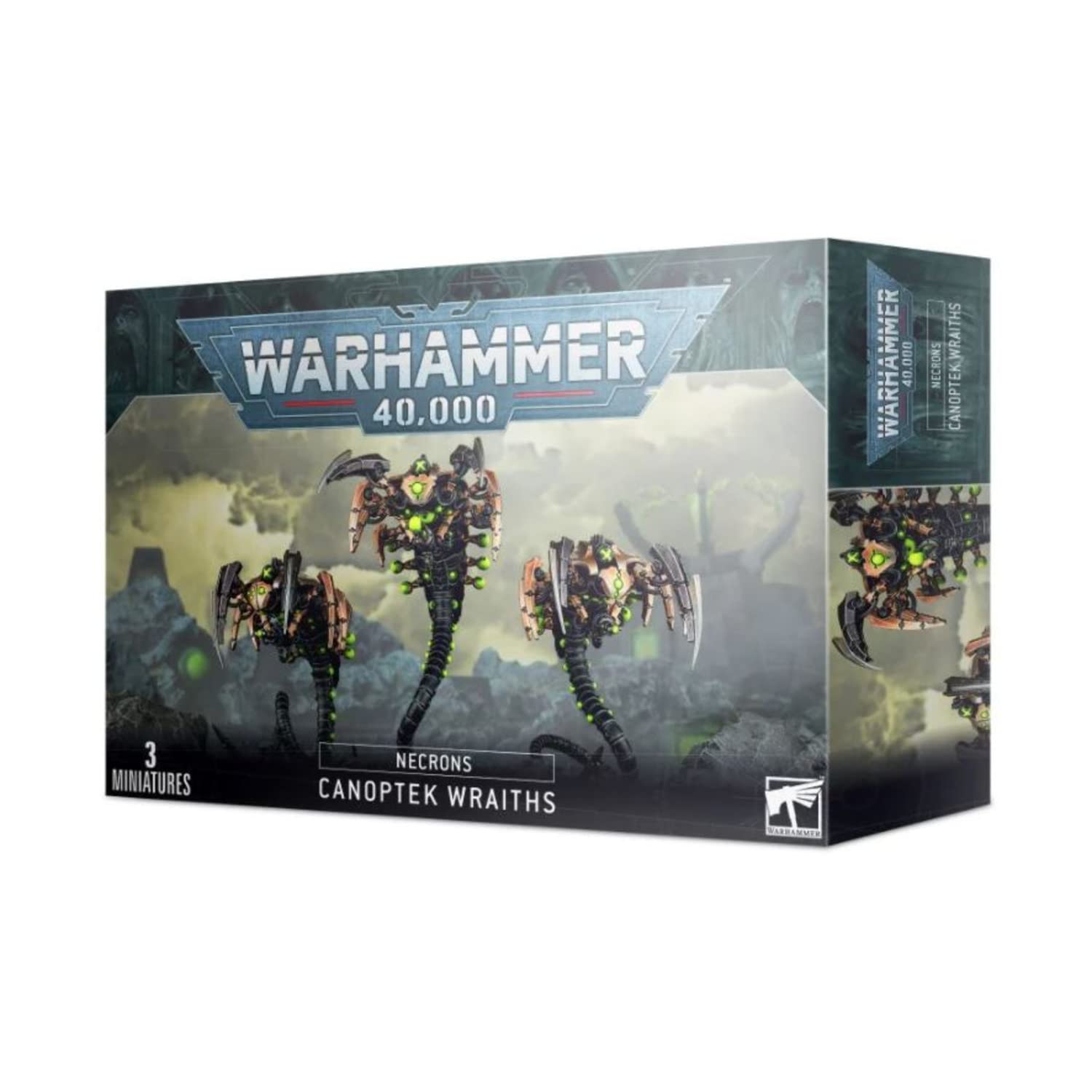 Games Workshop Canoptek Wraiths—front view; ideal for assembling your Necron army.