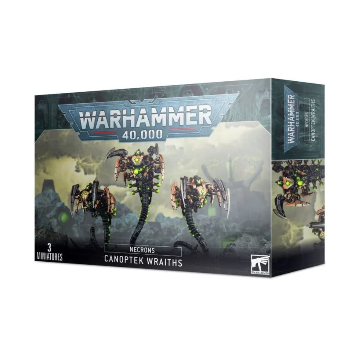 Games Workshop Canoptek Wraiths—front view; ideal for assembling your Necron army.