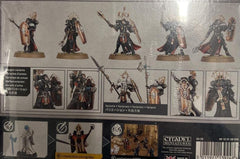 Games Workshop Celestian Sacresants on bases for dynamic tabletop posing