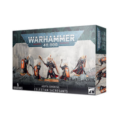 Games Workshop Celestian Sacresants model with detailed armour and shields