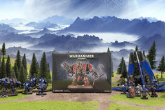 Games Workshop Chaos Helbrute assembly parts showcase detailed plastic components