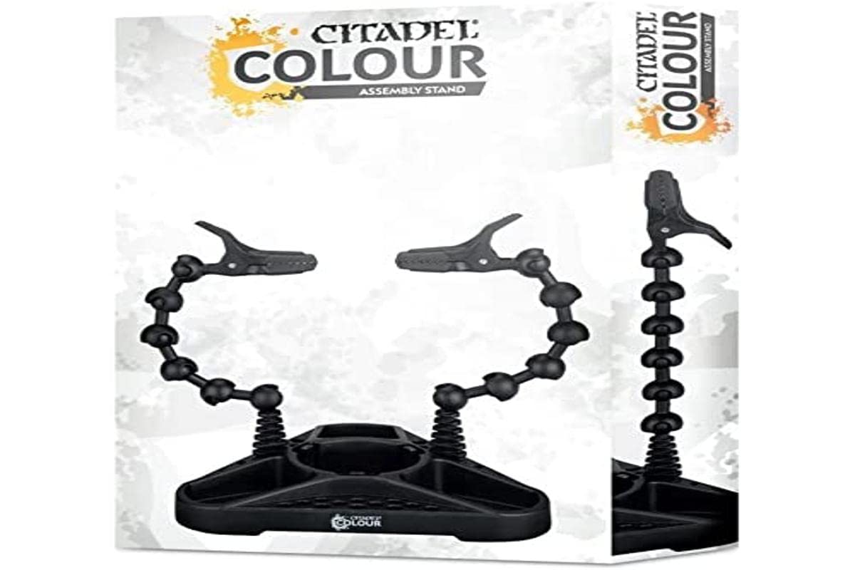 Games Workshop Citadel Colour Assembly Stand keeps miniatures steady during assembly.