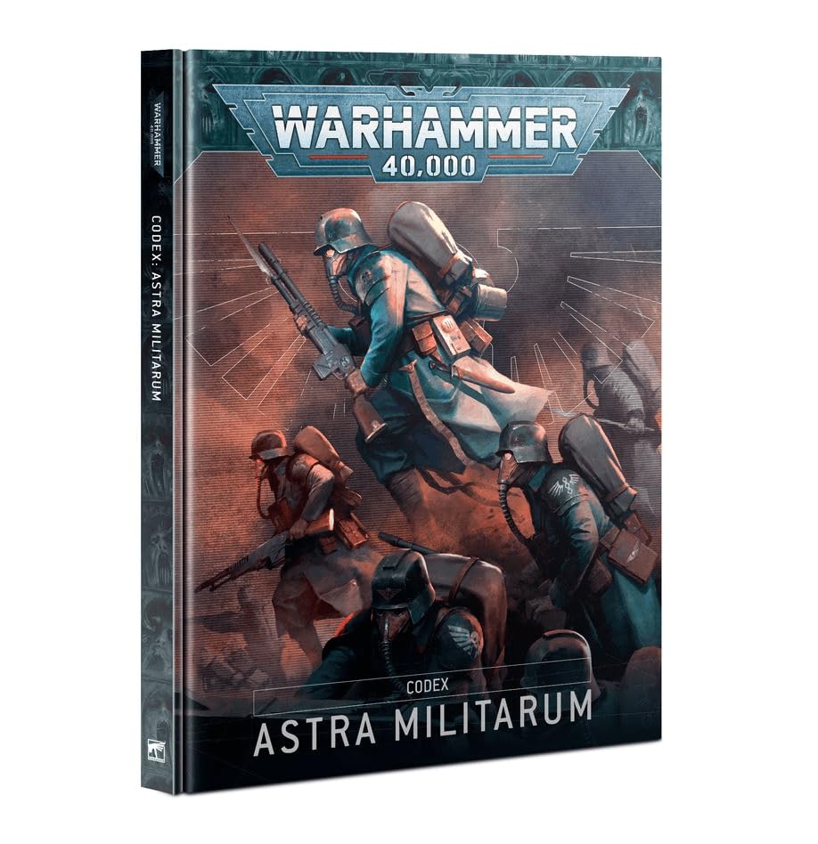 Games Workshop Codex Astra Militarum inside-art view shows detailed unit photography for painting inspiration