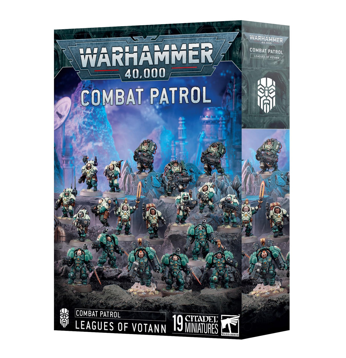 Games Workshop Combat Patrol Leagues of Votann starter squad miniatures for tabletop battles and hobby painting.