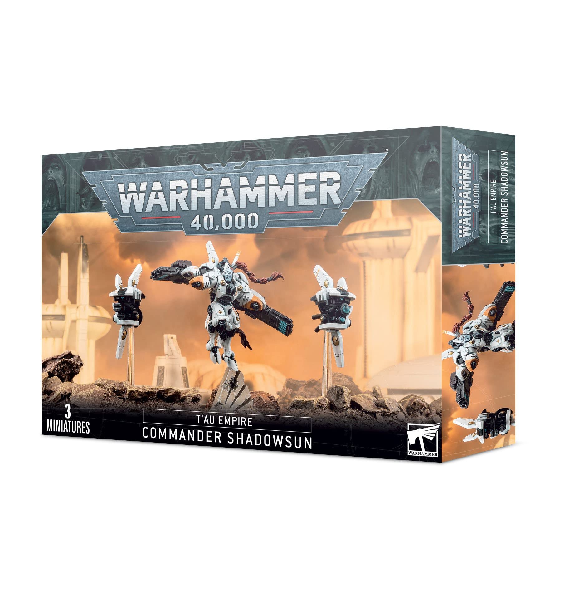 Games Workshop Commander Shadowsun in XV22 battlesuit ready for tactical warfare.