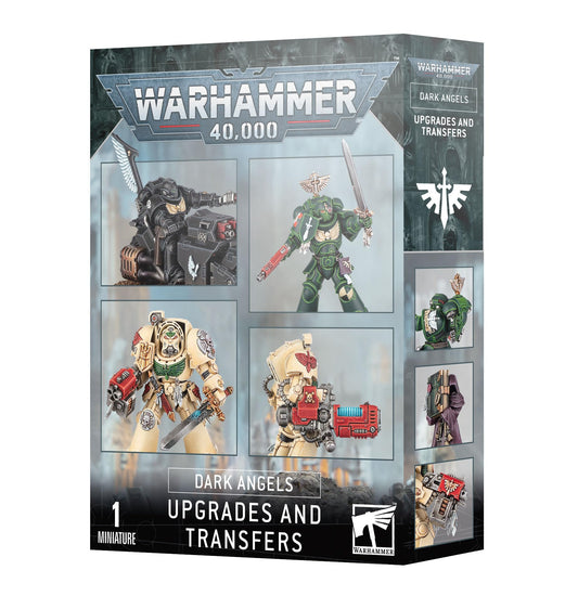 Games Workshop Dark Angels shoulder pads provide armour variety for squads and vehicles.