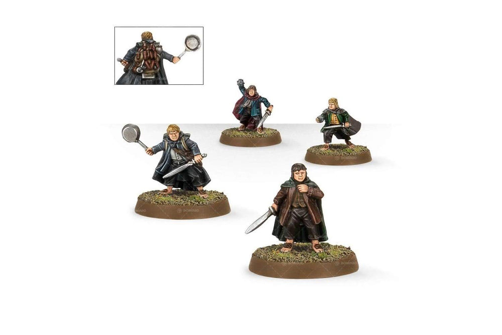 Games Workshop Fellowship of the Ring close-up detail highlighting crisp sculpting.