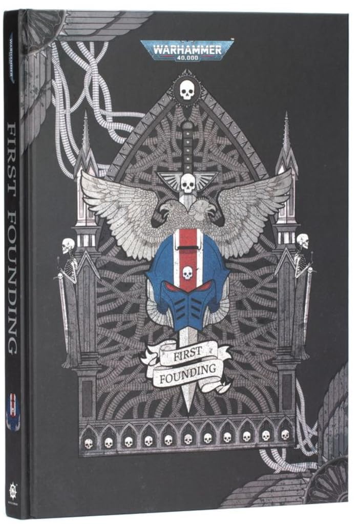 Games Workshop First Founding art and background hardback cover for collectors and lore enthusiasts
