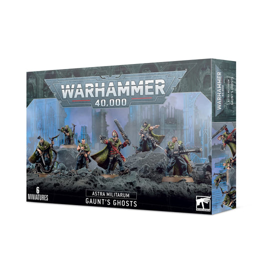 Games Workshop Gaunt's Ghosts Colonel-Commissar Ibram Gaunt miniature for painting and battles.