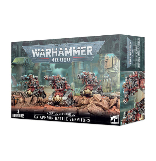 Games Workshop Kataphron Battle Servitors kit ready for assembly and painting for tabletop battles.