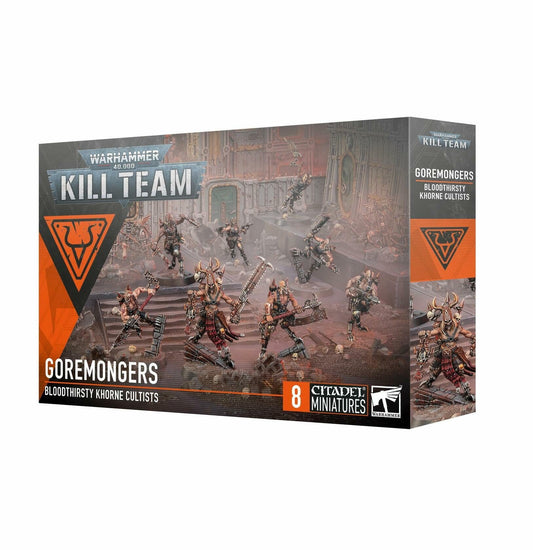 Games Workshop Kill Team Goremongers token sheet for tracking equipment and in-game effects.