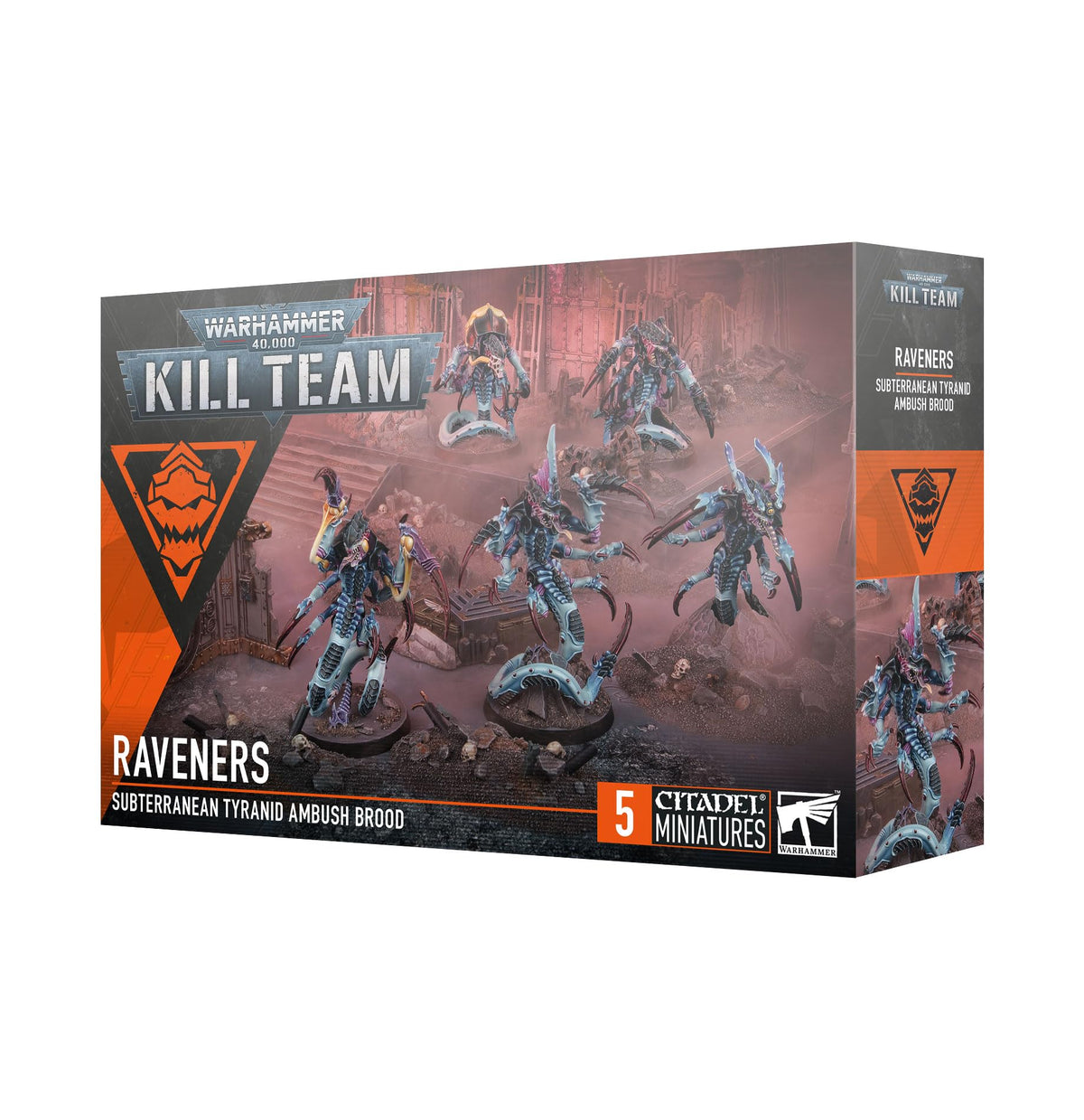 Games Workshop Kill Team Raveners miniatures for intense Tyranid melee battles.