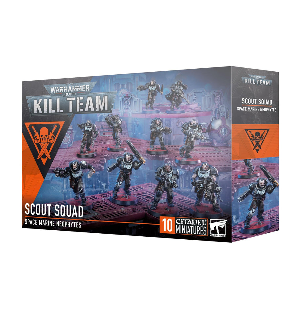 Games Workshop Kill Team Scout Squad miniatures ready for tactical skirmish battles
