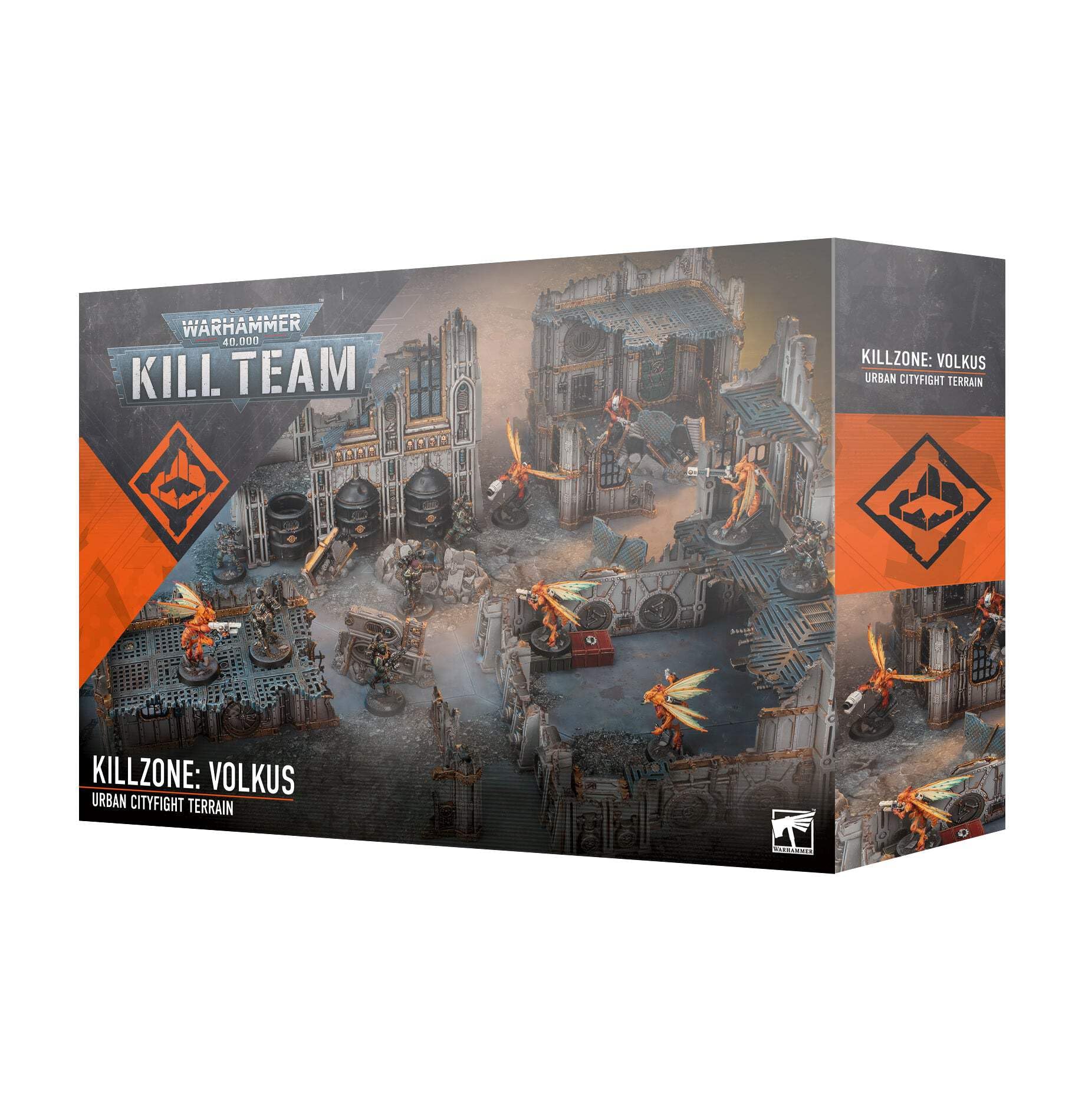Games Workshop Kill Team Volkus game board enables multilevel urban battles on your tabletop.