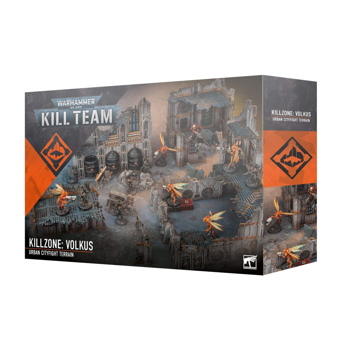 Games Workshop Kill Team Volkus game board enables multilevel urban battles on your tabletop.