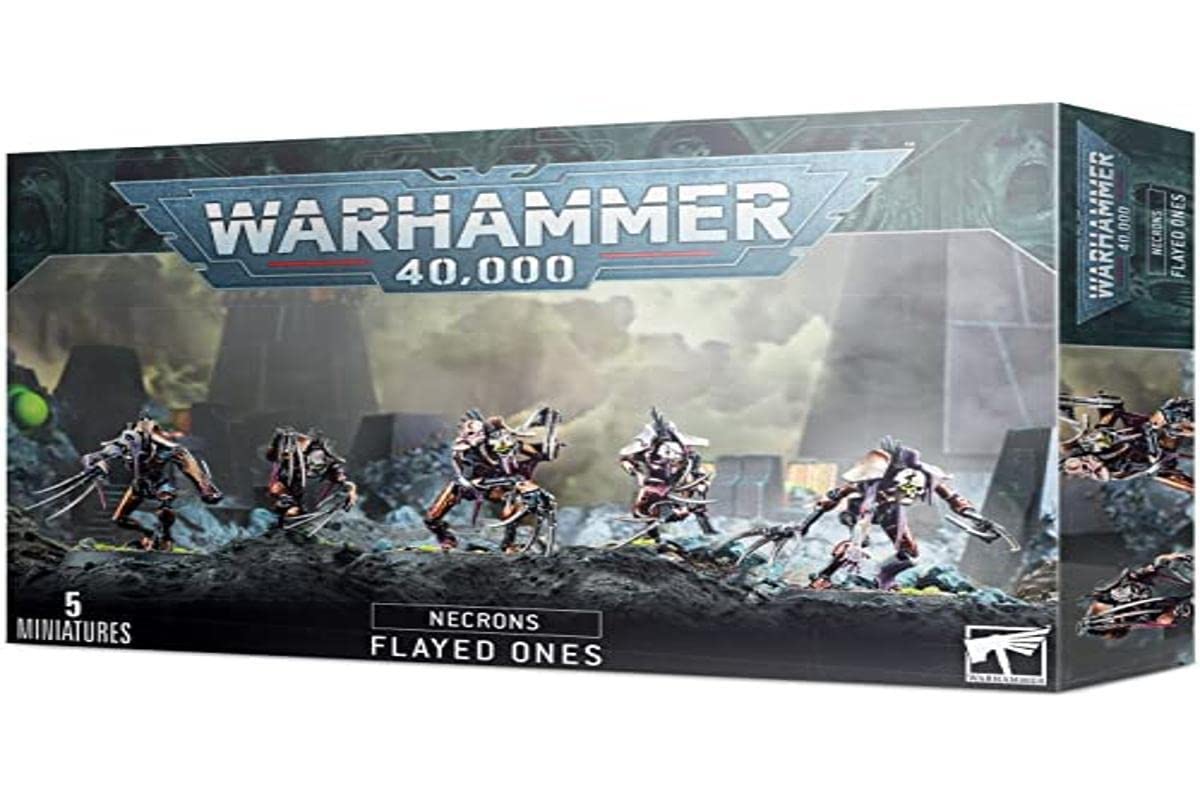 Games Workshop Necrons Flayed Ones model, ideal for painting and tabletop battles.