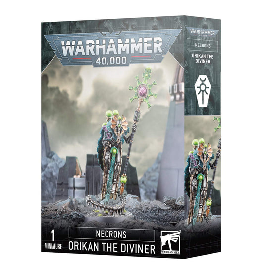 Games Workshop Orikan the Diviner miniature for Warhammer 40,000 tabletop battles.