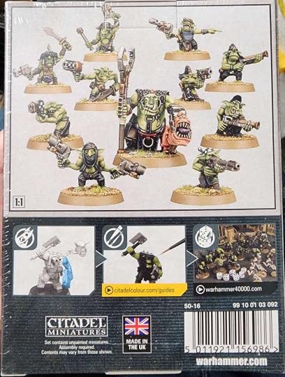 Games Workshop Runtherd kit with spares for varied Ork leadership.