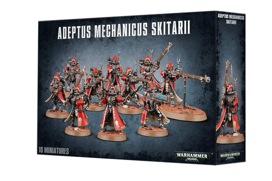 Games Workshop Skitarii Rangers Vanguard miniature in dynamic pose for tabletop battles