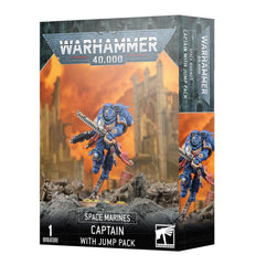 Games Workshop Space Marines Captain with Jump Pack 2023 edition, ready-to-paint miniature for tabletop battles