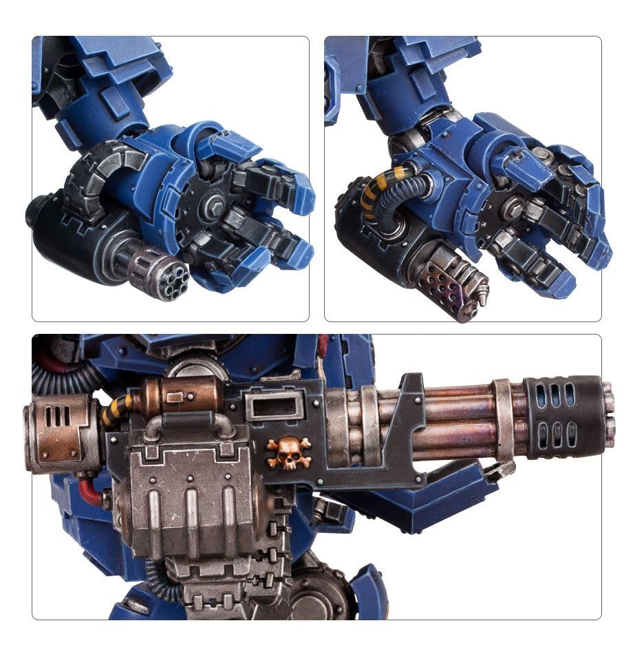 Games Workshop Primaris Redemptor Dreadnought base supports dynamic tabletop setups